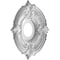 Ekena Millwork Attica PVC Medallion (Canopies up to 5"), 13"OD x 3 1/2"ID x 3/4"P, UltraCover Satin Hunt Club Green CMP13ATGHC - alternate 2
